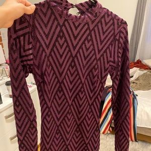 Purple Cocktail Dress